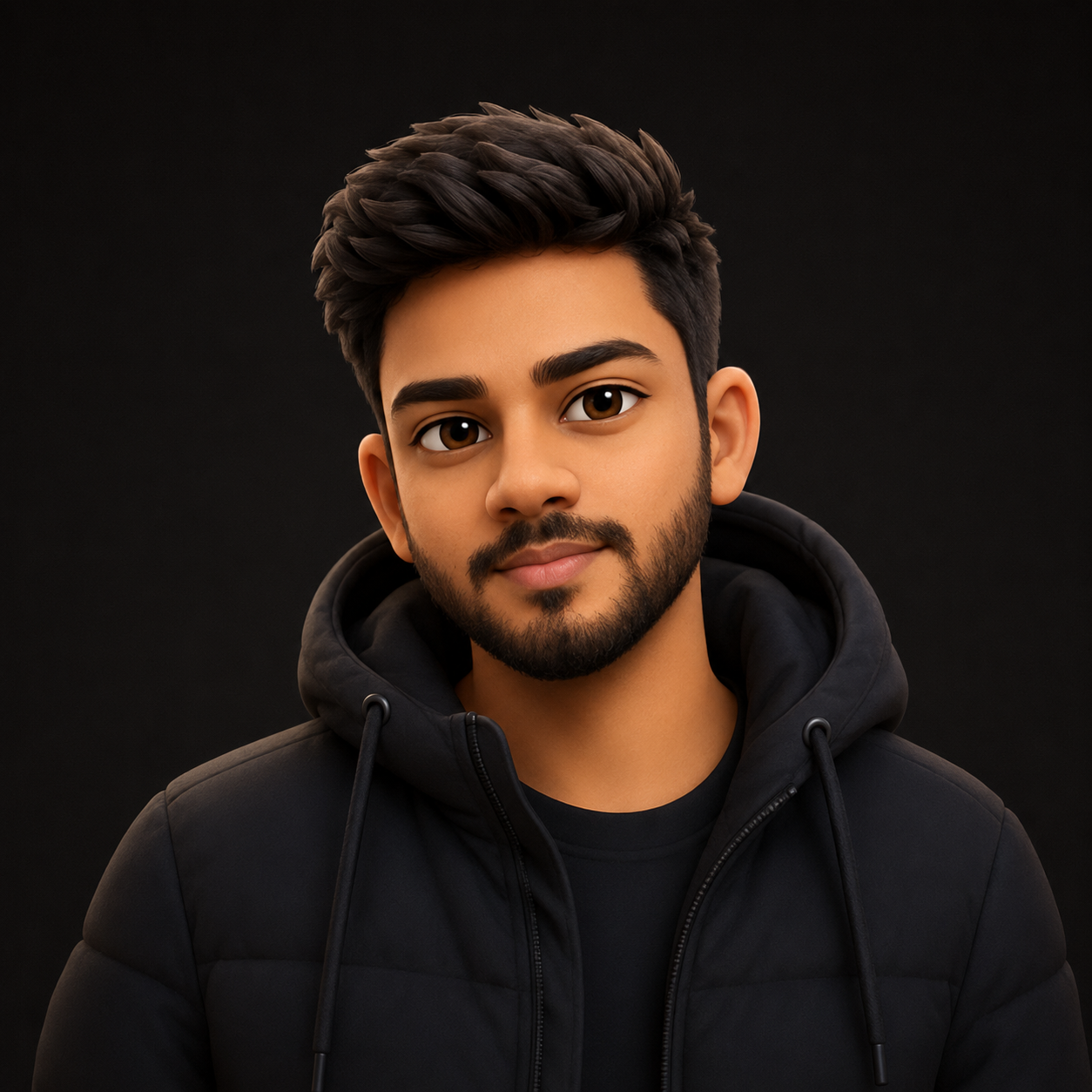 Taha Siddiqui, AI Engineer - 3D portrait